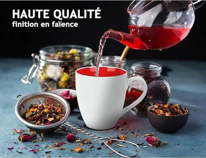 Taza De Cafe Cerámica Tazas De Cafe Coffe Tazon 400ml