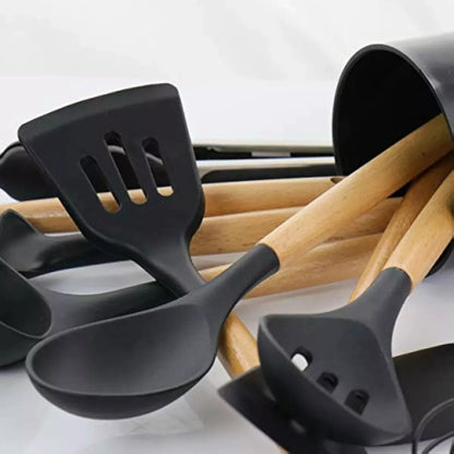 Set X12 Utensilios De Cocina Antiadherentes