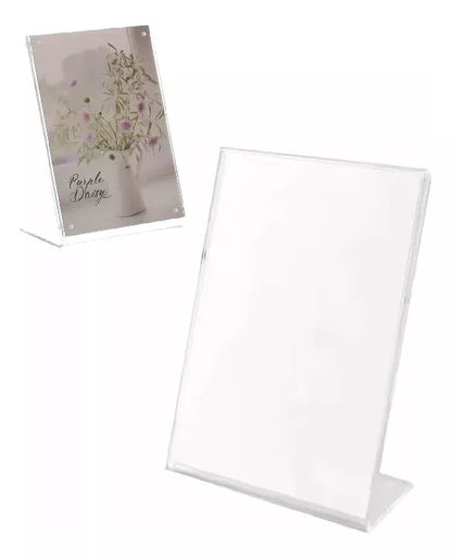 Porta Folleto Menu Flayer Fotos Soporte Iman Acrilico 13x9cm