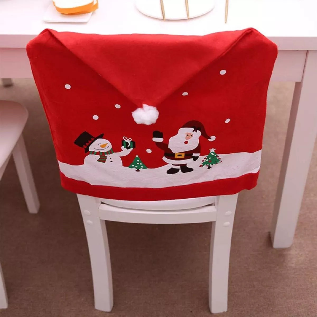Pack Navidad Decoración Navideña Funda Silla Navidad Fundas Hogar