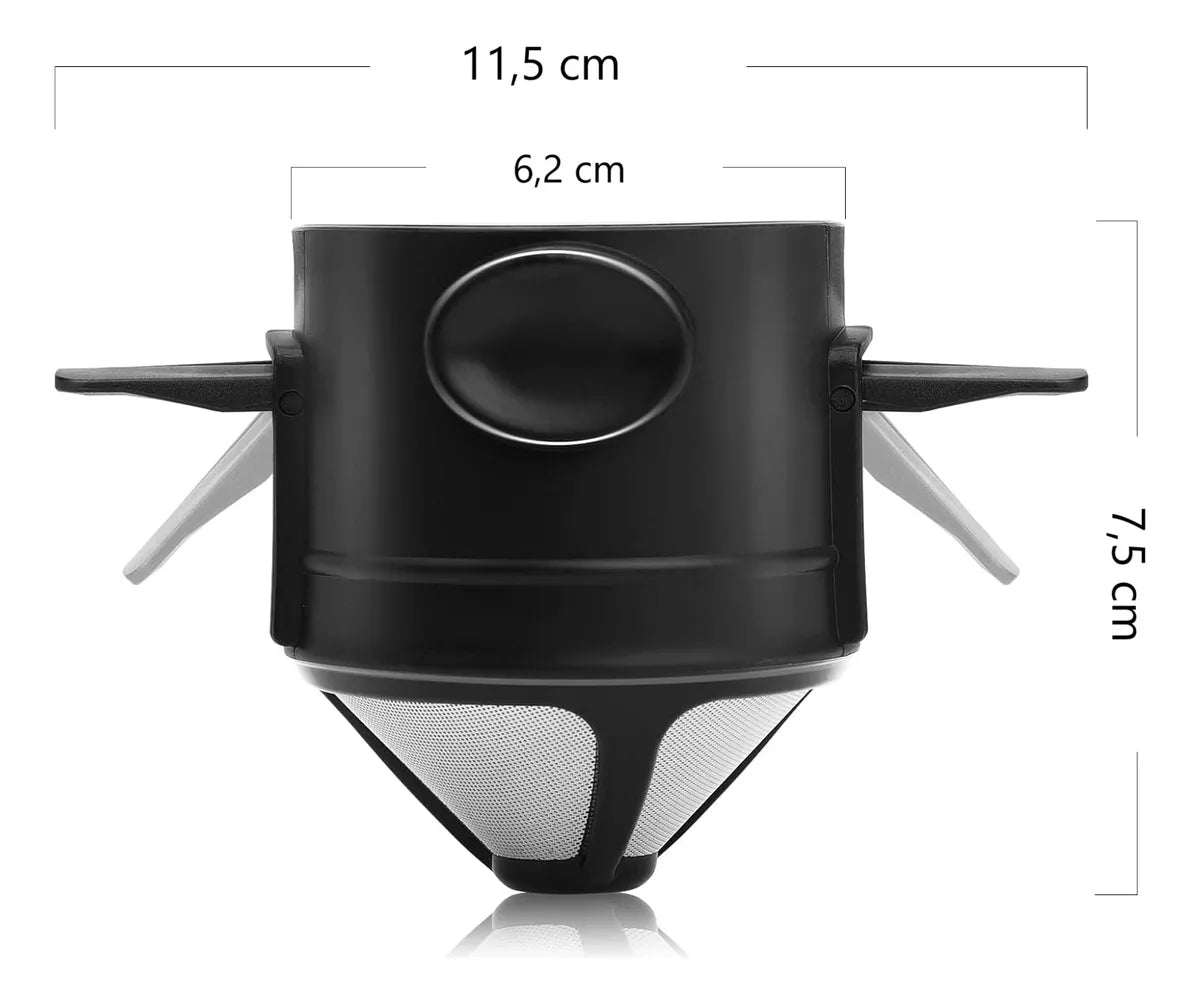 Filtro De Café De Acero Inoxidable Filtro De Café Té Portátil