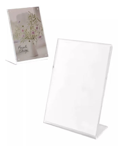 Porta Folleto Menu Flayer Fotos Soporte Iman Acrilico 9x6cm