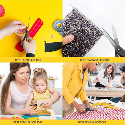 Juego Set De 3 Tijeras Multiuso Escolar Casa Sastre Pack