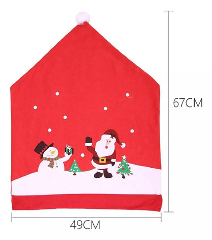 Pack Navidad Decoración Navideña Funda Silla Navidad Fundas Hogar