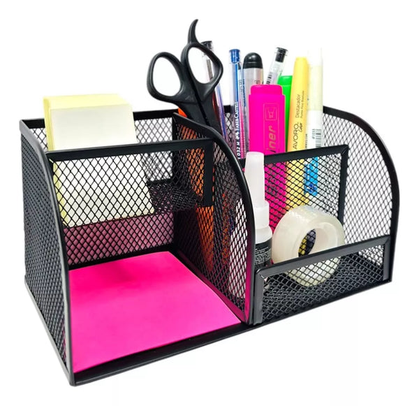 Portalapices Canasta Organizador De Escritorio Porta Lapiz