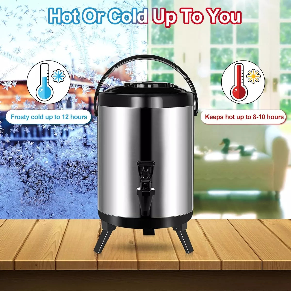 Termo Para Agua Caliente Termo 12lts Caliente Dispensador