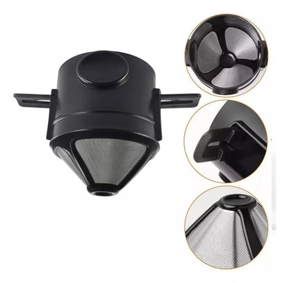 Filtro De Café De Acero Inoxidable Filtro De Café Té Portátil