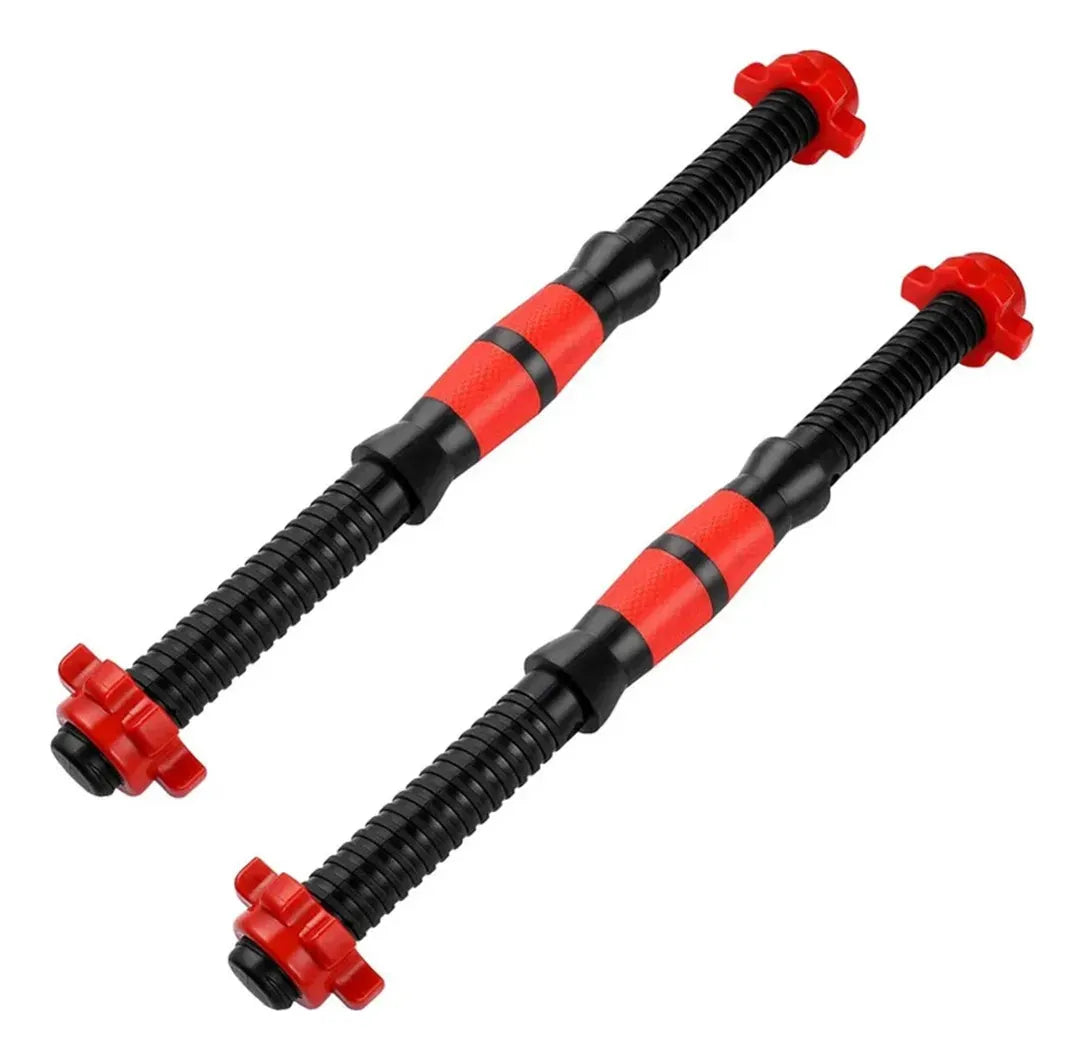 Set Mancuernas Barra 40kg Fitness Pesas Ajustables Negro