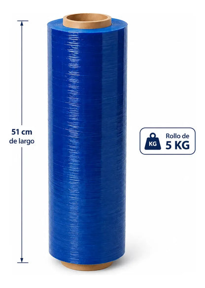Rollo Alusa Film Azul Film Embalaje 5kilos Rollo Industrial