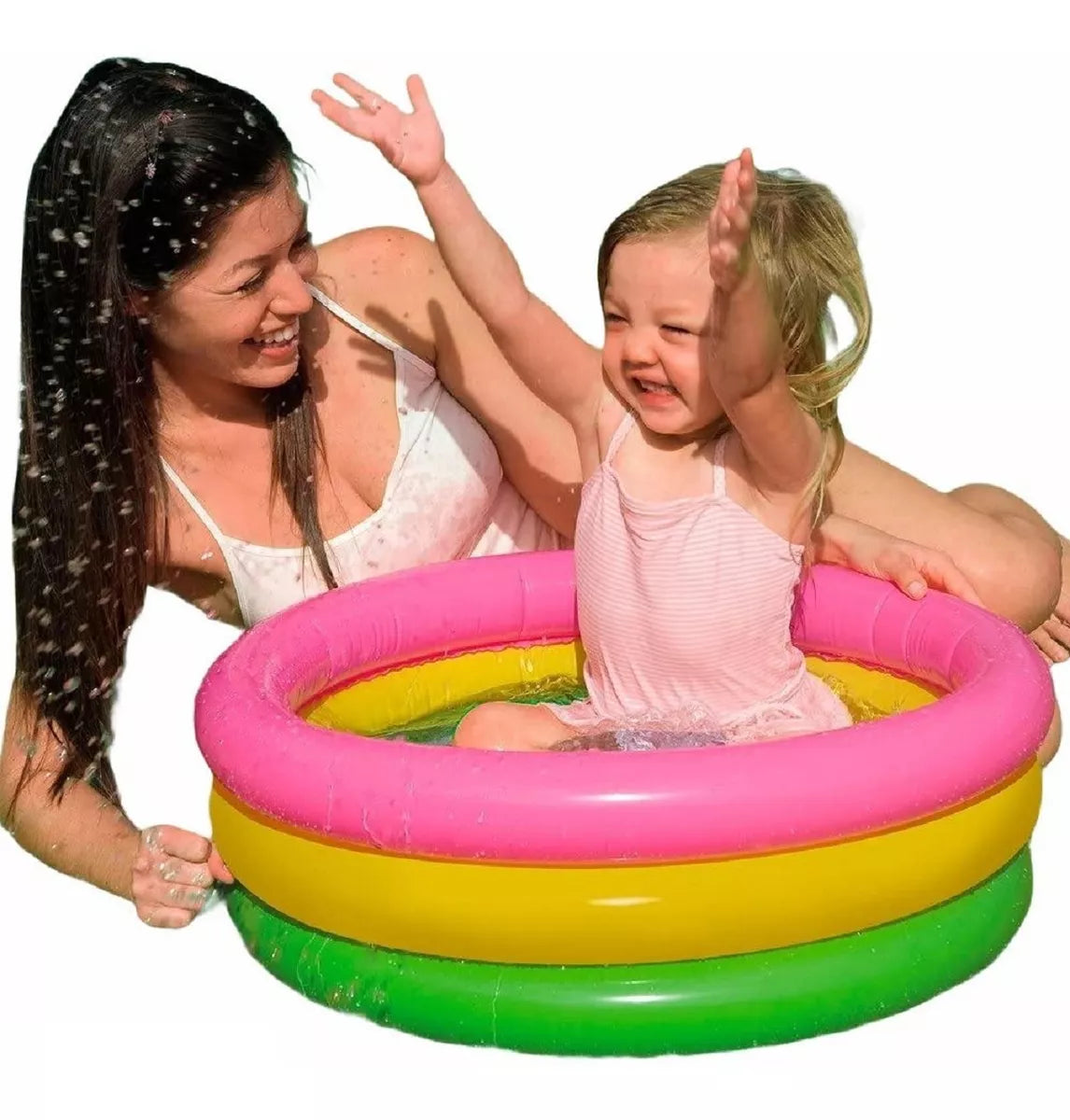 X50 Pelotas Plásticas Para Niños + Piscina Inflables 60cm