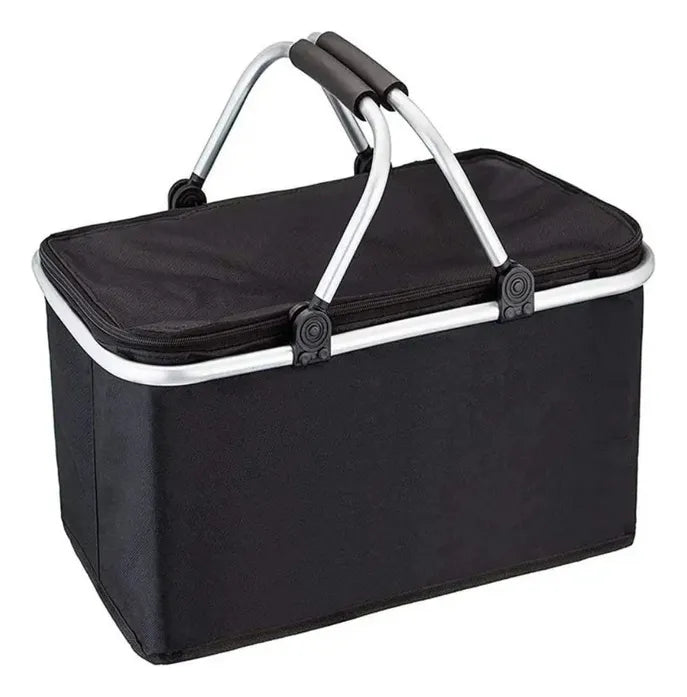 Bolso Termico Cooler Canasta Picnic Plegable Portatil
