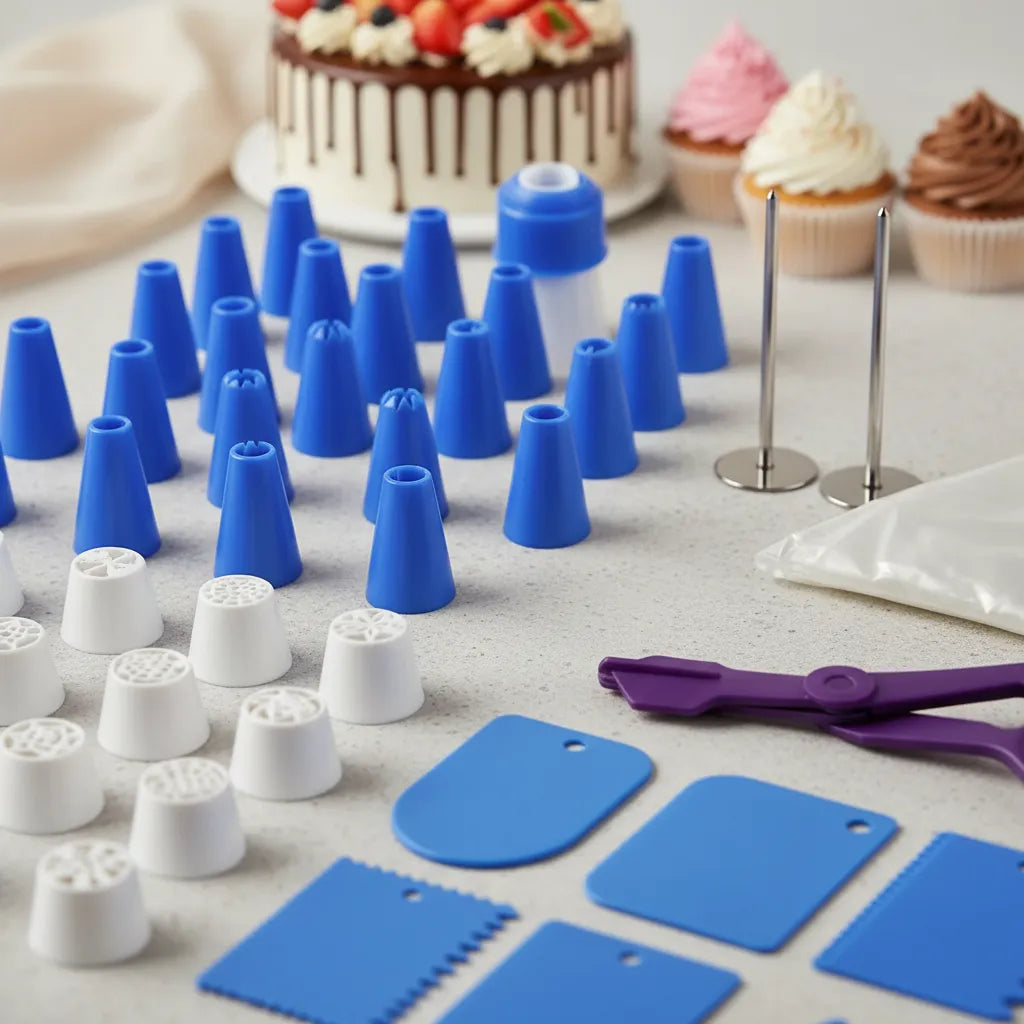 Set Kit De Decoración De Tortas Y Cupcakes Reposteria 65 Pcs