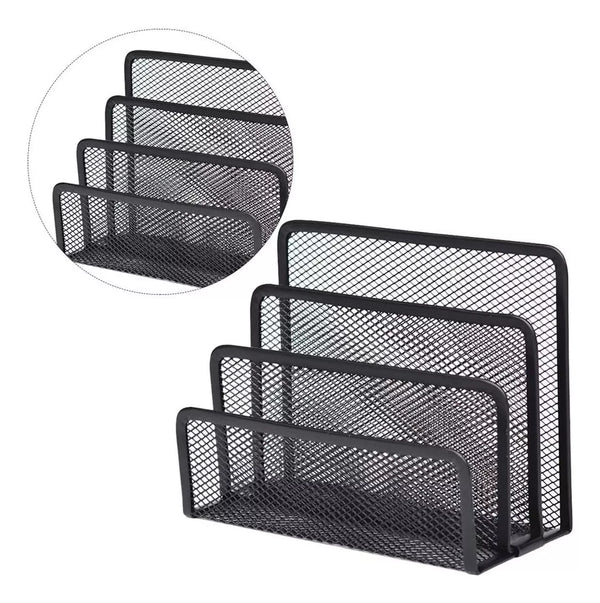 Organizador De Documentos Metálico Organizador De Escritorio