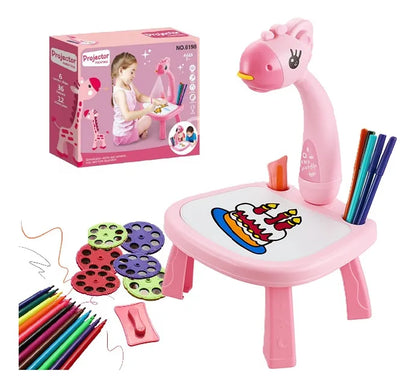 Mesa Magica Pizarra Led Proyector Para Pintar Dibujar Niños