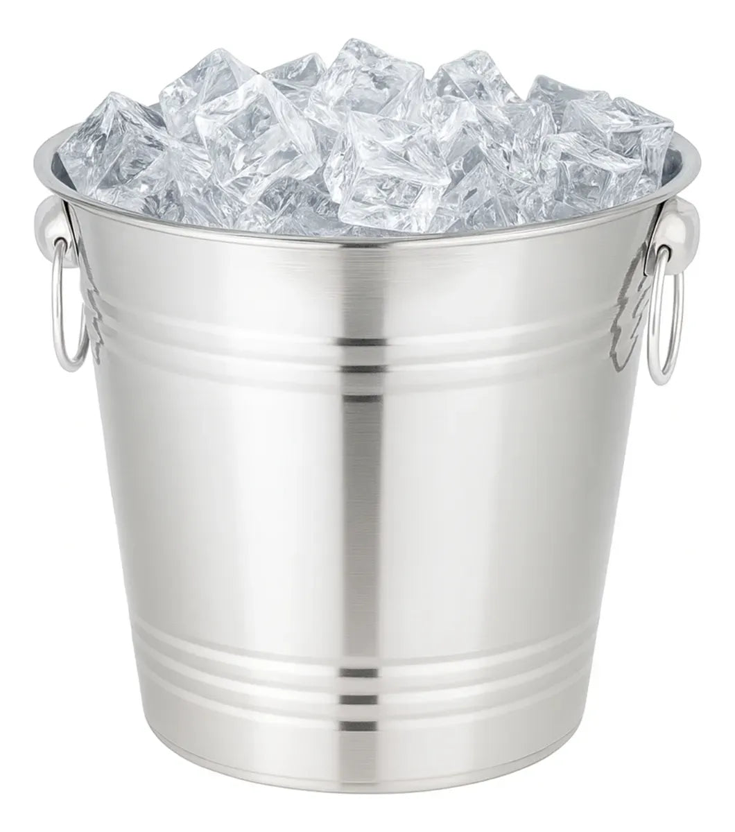 Hielera Cubetera De Acero Para Botella Latas Hielo Bar 2l