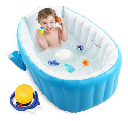Bañera Inflable Para Bebe Inflable Portatil Tina C/inflador