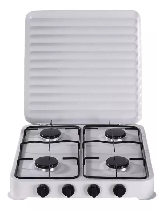 Cocinas A Gas Cocina Encimera 4 Platos Con Tapa Starlux