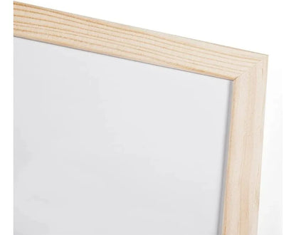 Pizarra Blanca Acrilica Pizarra Con Marco De Madera 30x40cm