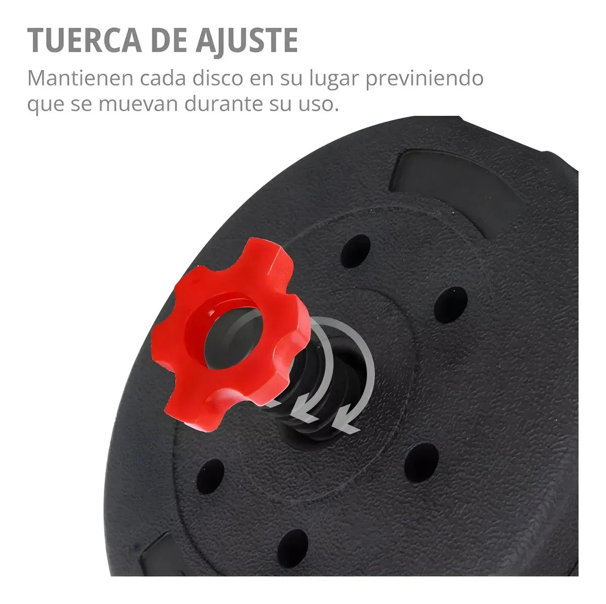 Set Mancuernas Barra 40kg Fitness Pesas Ajustables Negro