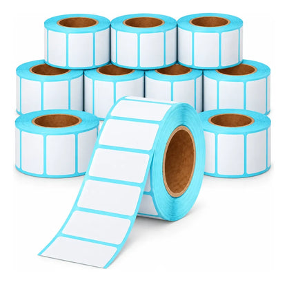 X10 Rollos Etiquetas Térmicas Autoadhesivas 30x20mm 1000 Unidades