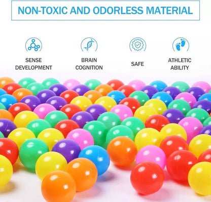 X50 Pelotas Plásticas Para Niños + Piscina Inflables 60cm