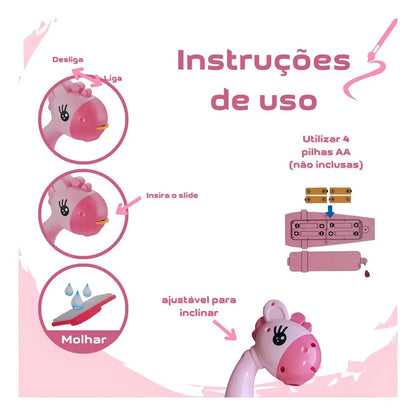 Mesa Magica Pizarra Led Proyector Para Pintar Dibujar Niños