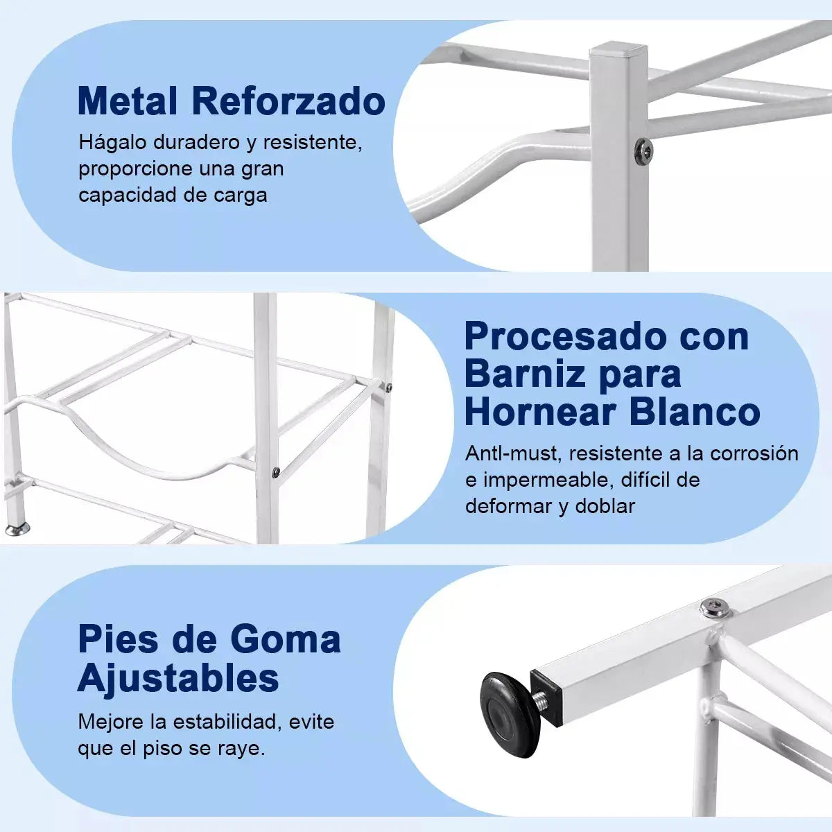 Estante Organizador Rack 6 Botellones Bidones Agua 20lt