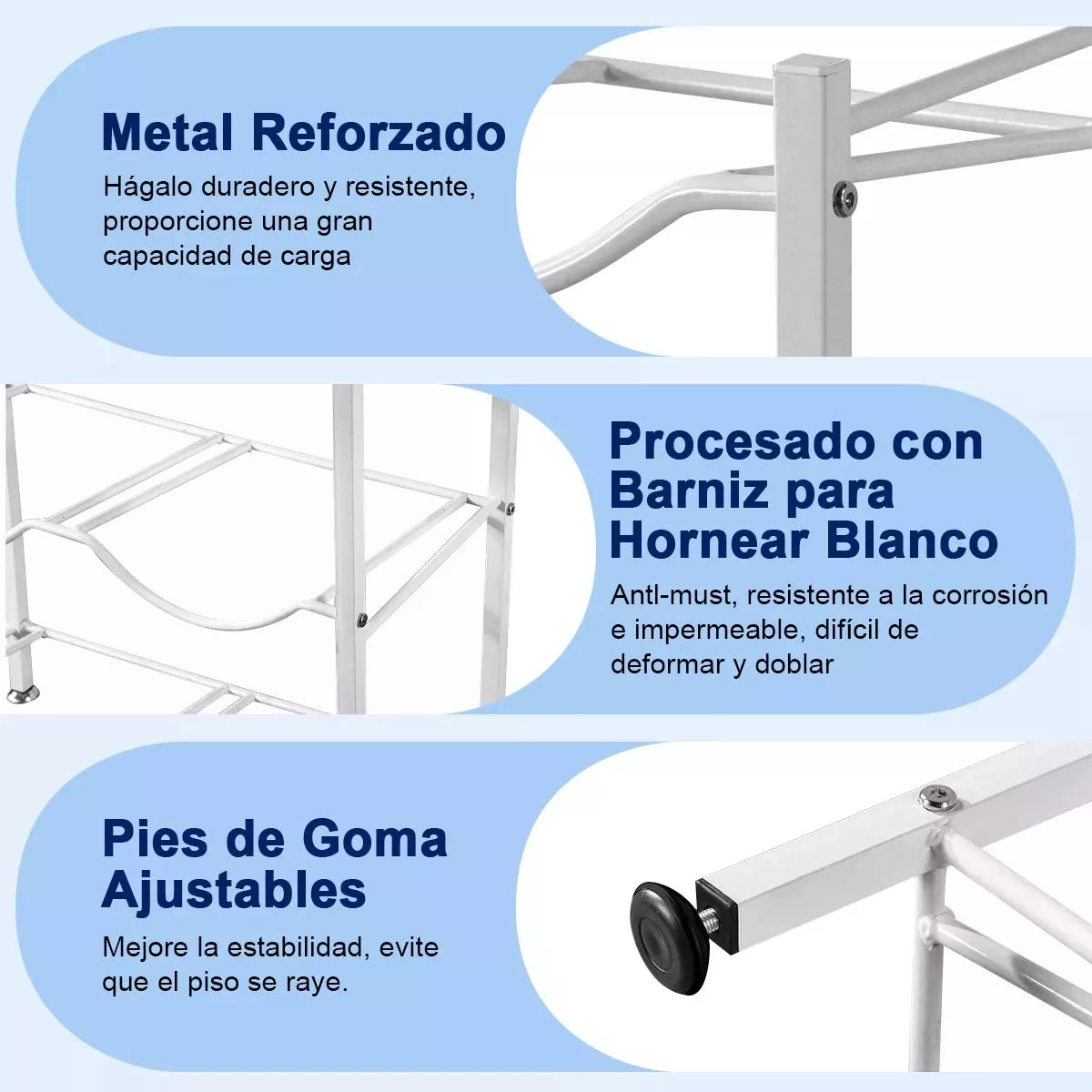 Estante Organizador Rack 6 Botellones Bidones Agua 20lt