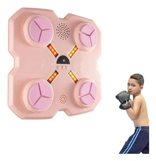 Maquina De Boxeo Inteligente Musical Luces Bluetooth Niños