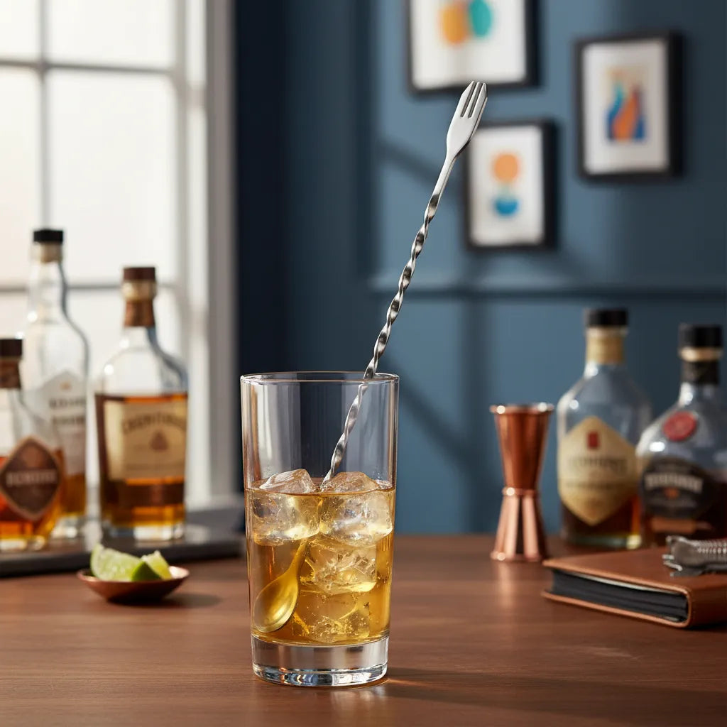 Cuchara Mezcladora Bar 26cm Acero Inoxidable Bartender