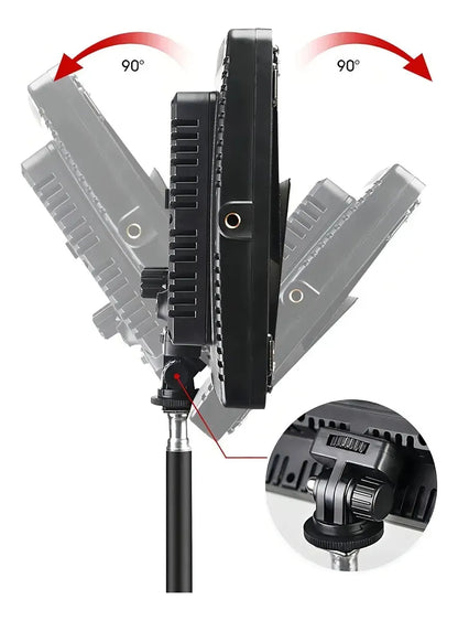 Kit Profesional Luz Relleno Con Tripode Reflector Pro 600led