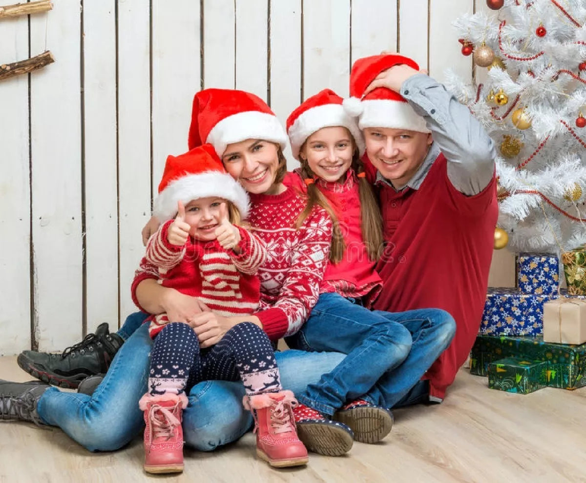 Pack x4 Gorro Viejo Pascuero Navidad Gorros Navidenos Gorro Pascuero