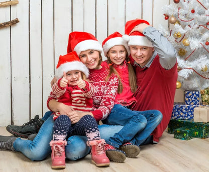 Pack x4 Gorro Viejo Pascuero Navidad Gorros Navidenos Gorro Pascuero