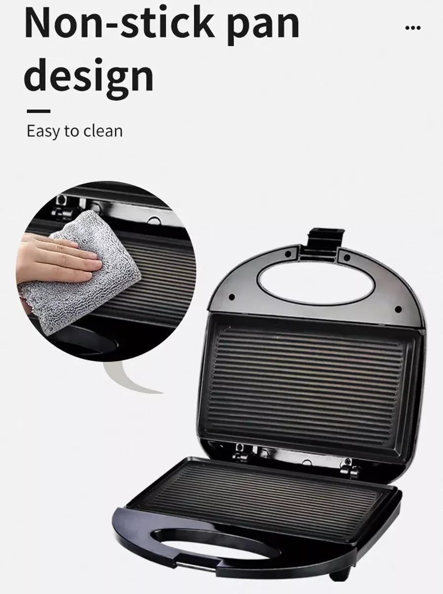 Sandwichera Grill Multiuso Sanguchera Parrillera Grill 750w
