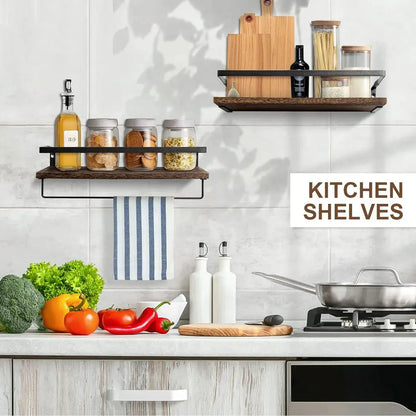 Repisas Flotantes Estantes Organizador Multifuncional Madera