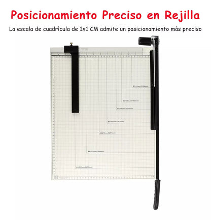 Guillotina A3 Cuchilla Autoafilable Corta Papel 48x38cm