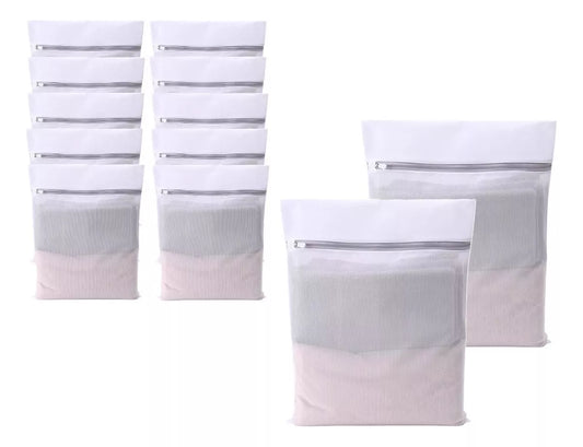 X12 Malla Bolsa Lavado De Ropa Bolsa Lavadora Ropa 25x30cm
