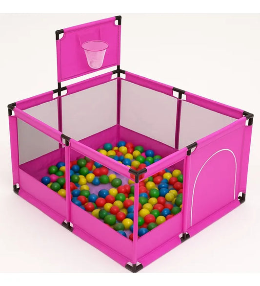 Corralito Infantil Corral Para Bebe C/pelotas + Aro Basket