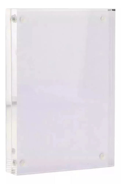 Porta Folleto Menu Flayer Fotos Soporte Iman Acrilico 13x9cm