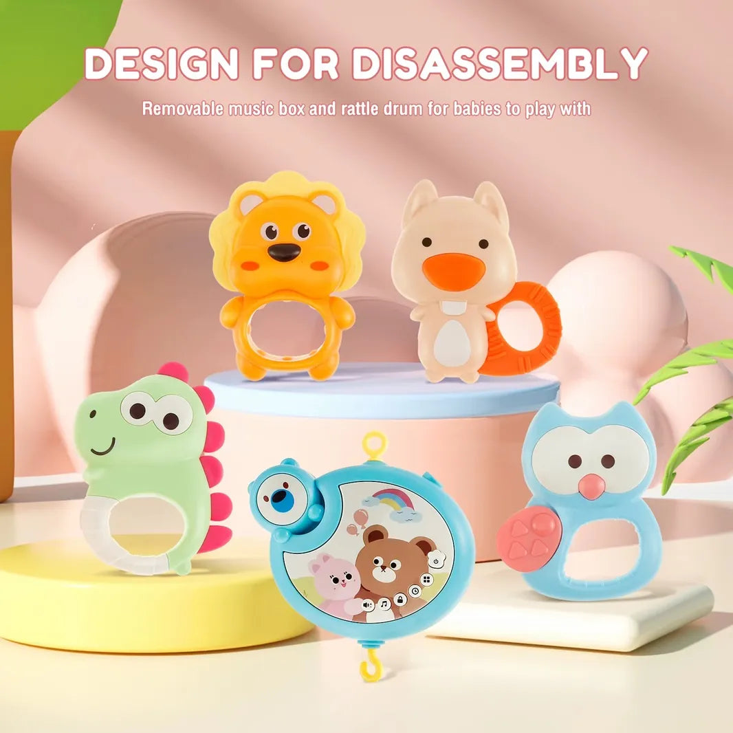 Movil Para Bebe Musical Luz Espantacuco Proyector Cuna Coche