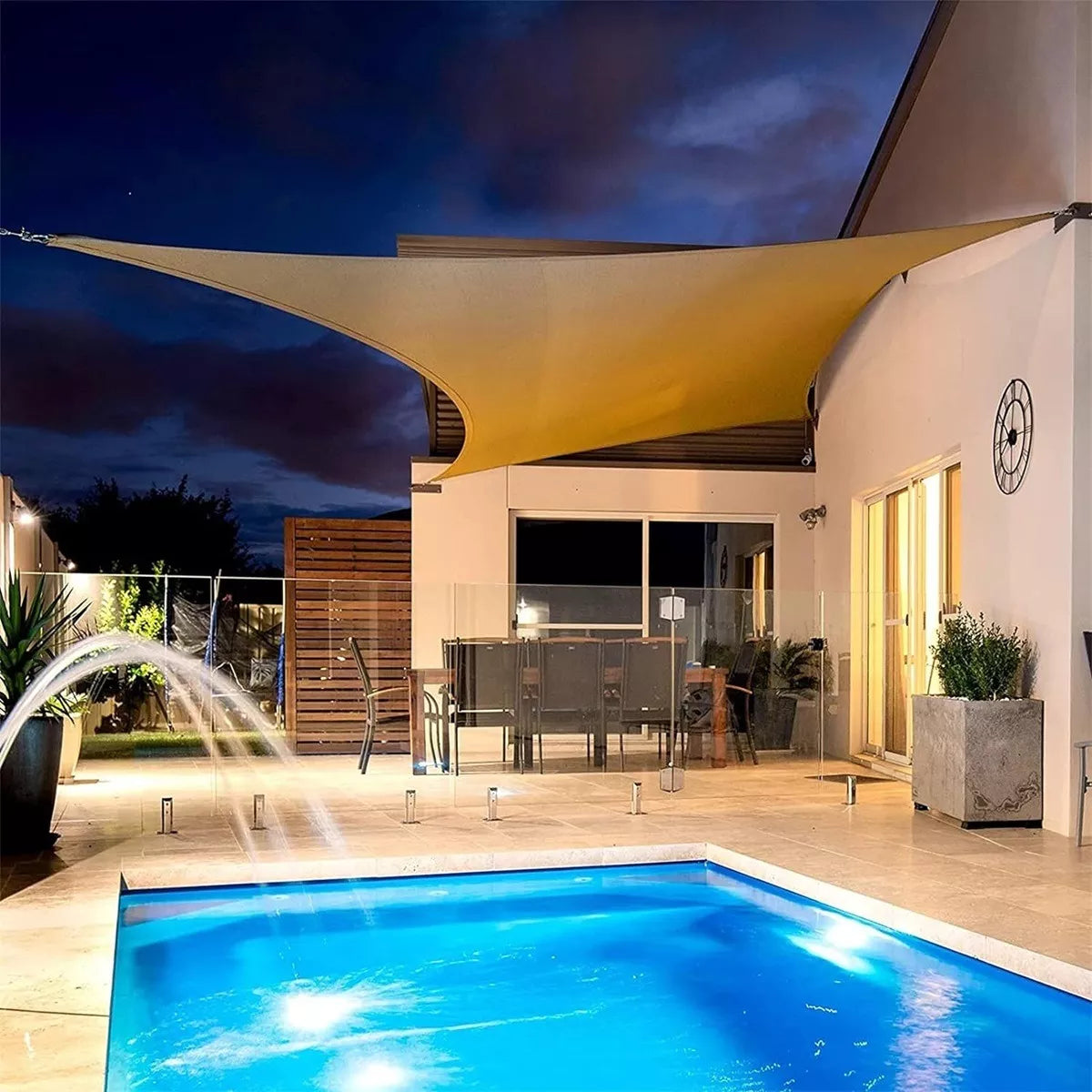 Toldo Rectangular Vela Sombreadora Toldo Impermeable 2,5x3,5