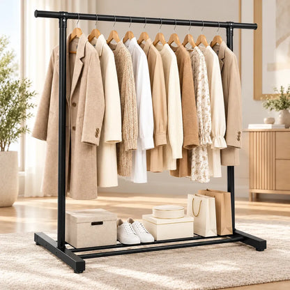 Perchero Organizador De Ropa Metalico Colgador Exhibidor