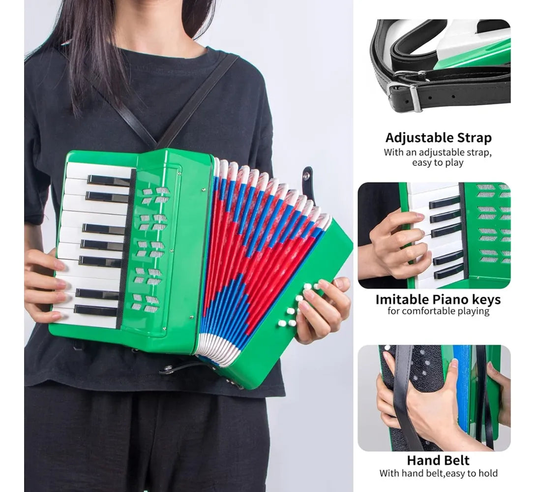 Acordion Para Niños Acordeon 17 Teclas 8 Bajos Musicales