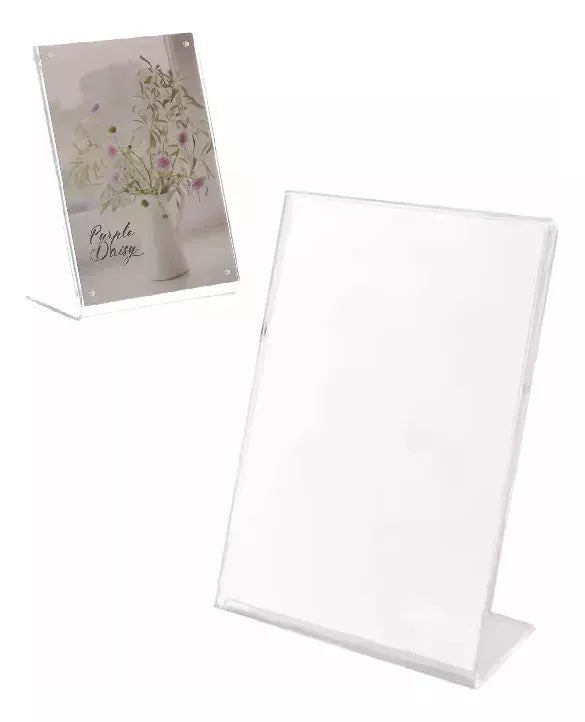 Porta Folleto Menu Flayer Fotos Soporte Iman Acrilico 15x10cm