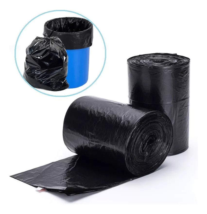 Bolsas De Basura Negras 50x60cm Bolsas Plasticas 20 Unidades
