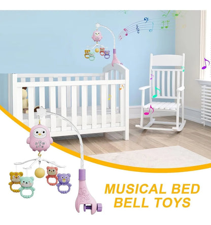 Movil Para Bebe Musical Luz Espanta Cuco Sonajero Coche Cuna