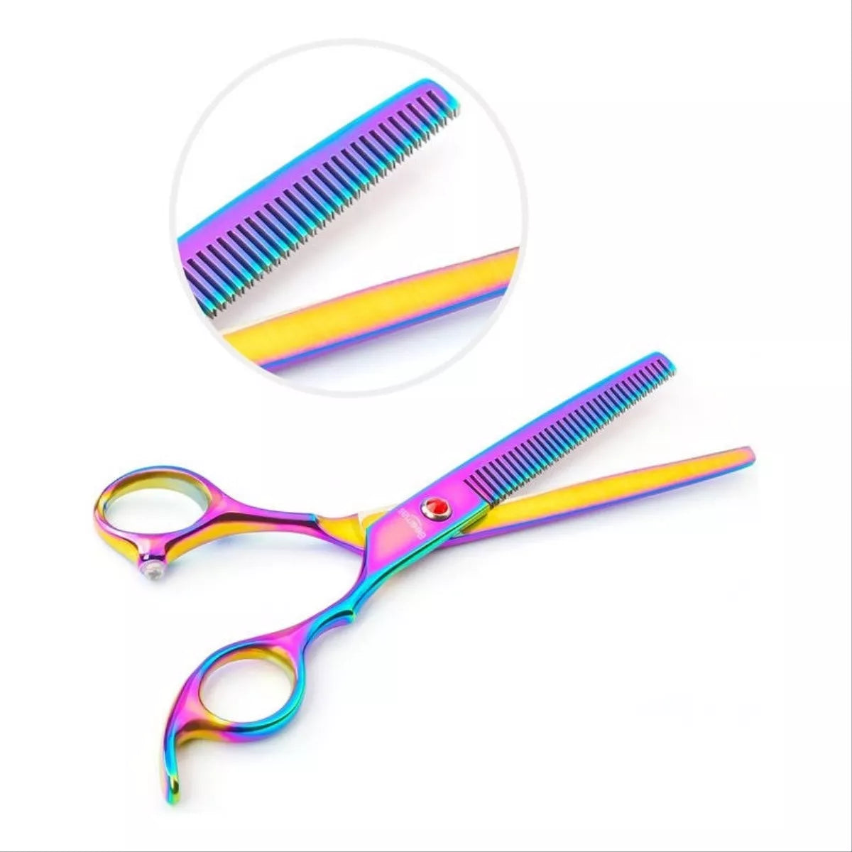 Set 3 Tijera Pelo Tijeras Peluqueria Canino Estuche Corte
