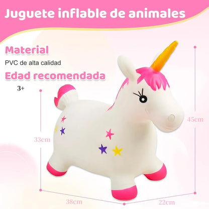 Saltarina Unicornio Saltarin De Goma Juguete Infantil Niños