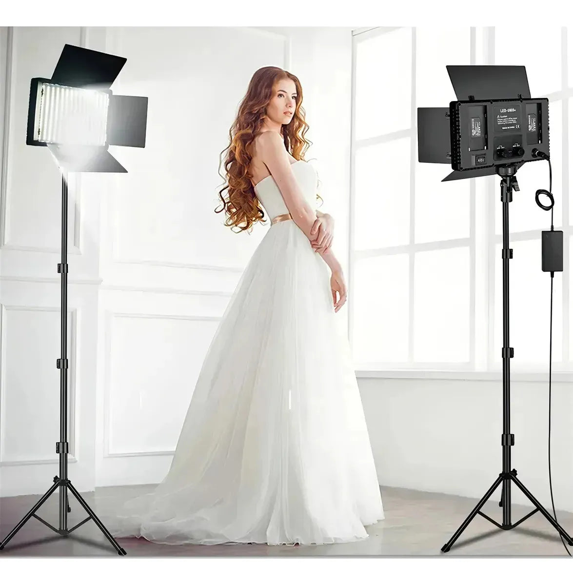 Kit Profesional Luz Relleno Con Tripode Reflector Pro 800led