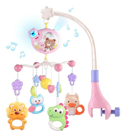 Movil Para Bebe Musical Luz Espantacuco Proyector Cuna Coche